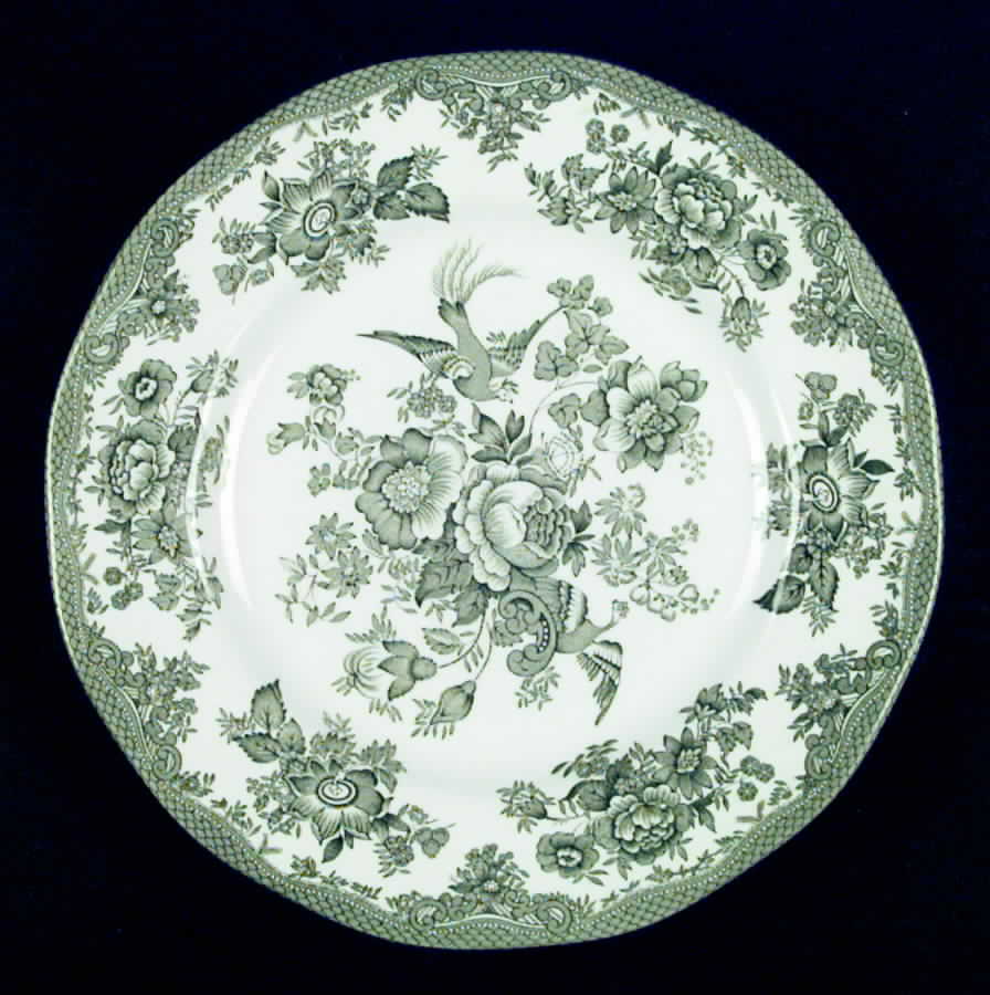 Asiatic Pheasants Green Dinner Plate by Wedgwood-1