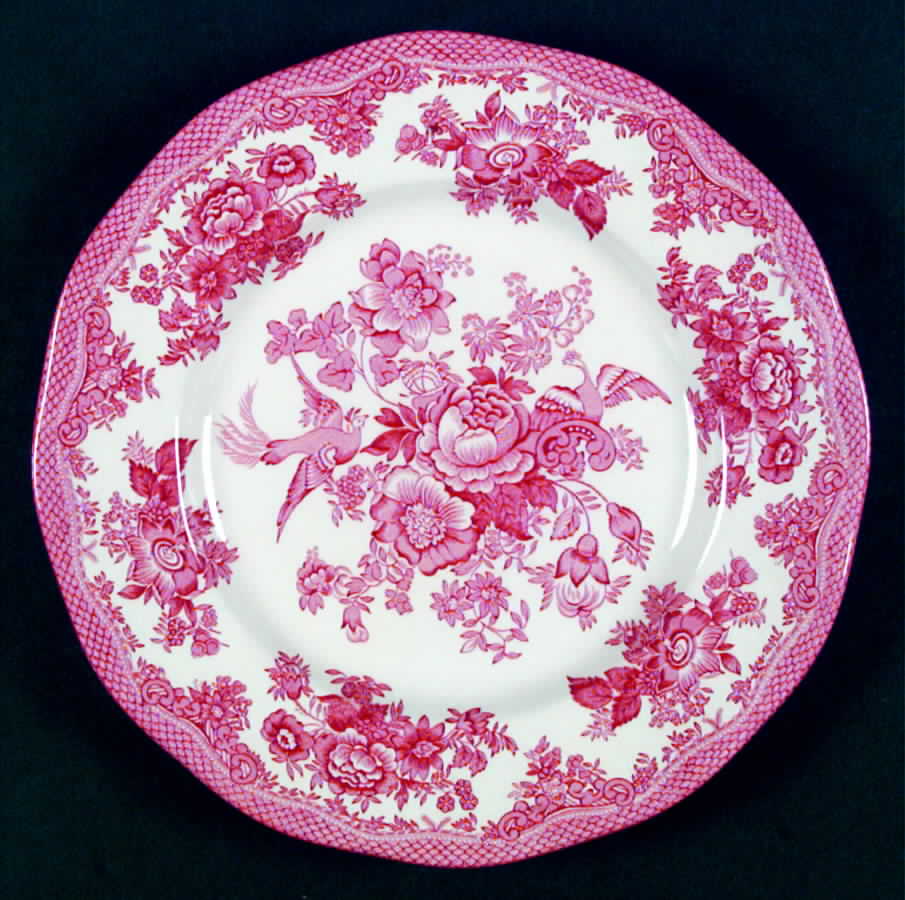 Asiatic Pheasants Pink (Enoch) Dinner Plate by Wedgwood-1
