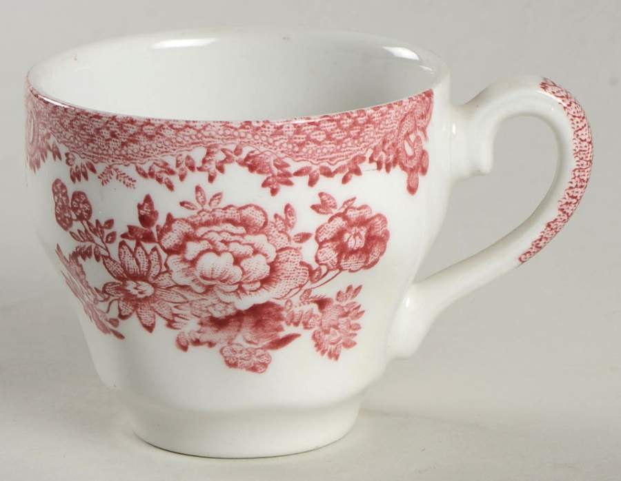 Asiatic Pheasants Pink (Enoch) Flat Demitasse Cup by Wedgwood-1