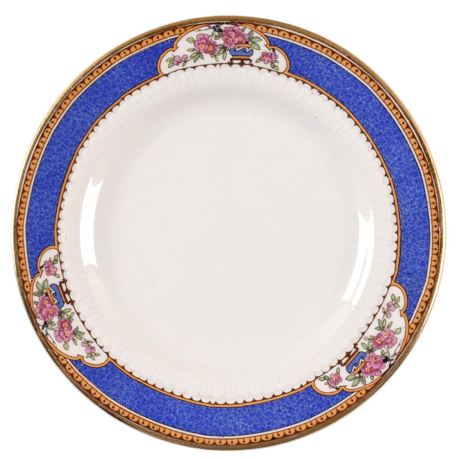 Astor (Flowers On Border, Older) Bread & Butter Plate by Wedgwood-1