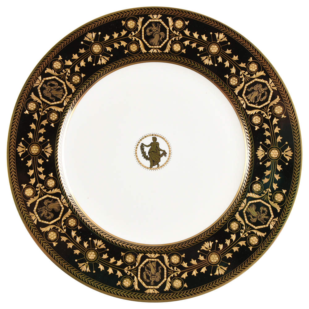 Astbury Black Dinner Plate by Wedgwood-1