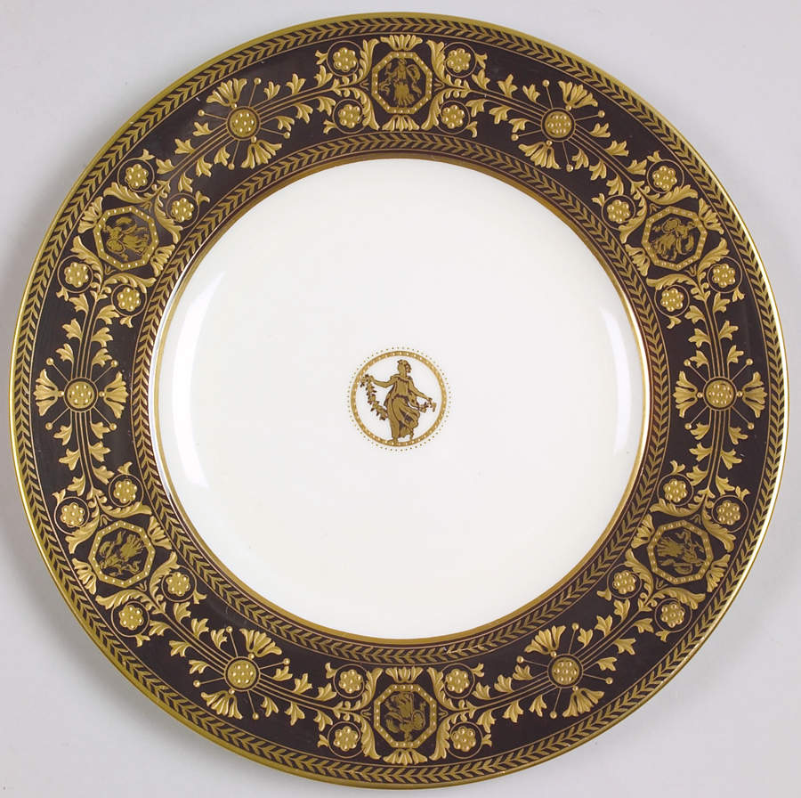 Astbury Black Salad Plate by Wedgwood-1