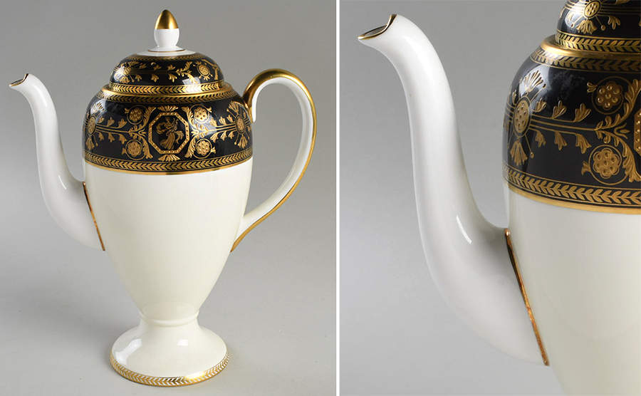 Astbury Black Coffee Pot & Lid by Wedgwood-1