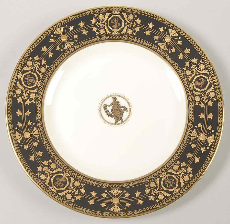 Astbury Black Dessert/Pie Plate by Wedgwood-1