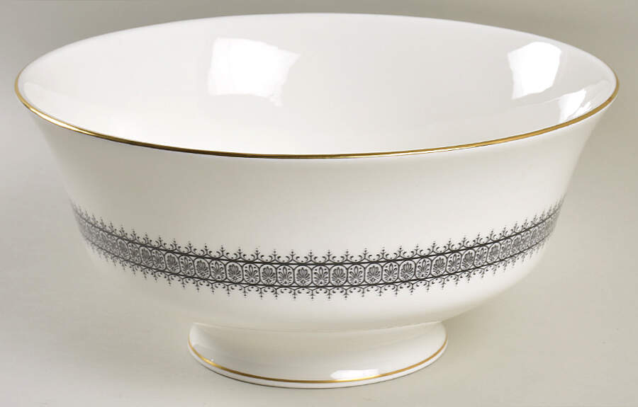 Astor Black On White (Newer) Centerpiece by Wedgwood-1
