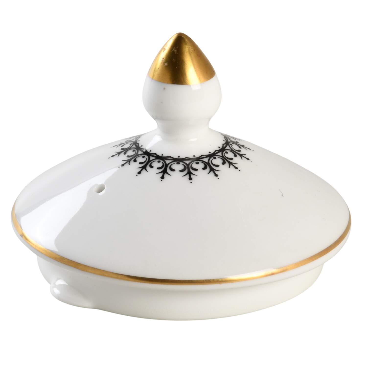 Astor Black On White (Newer) Lid for Coffee Pot by Wedgwood-1