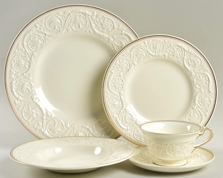 Athenian Gold 5 Piece Place Setting by Wedgwood-1