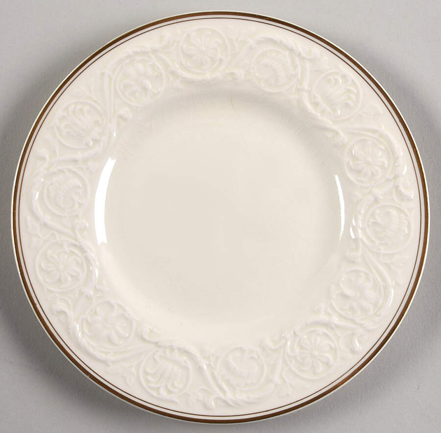 Athenian Gold Dessert/Pie Plate by Wedgwood-1