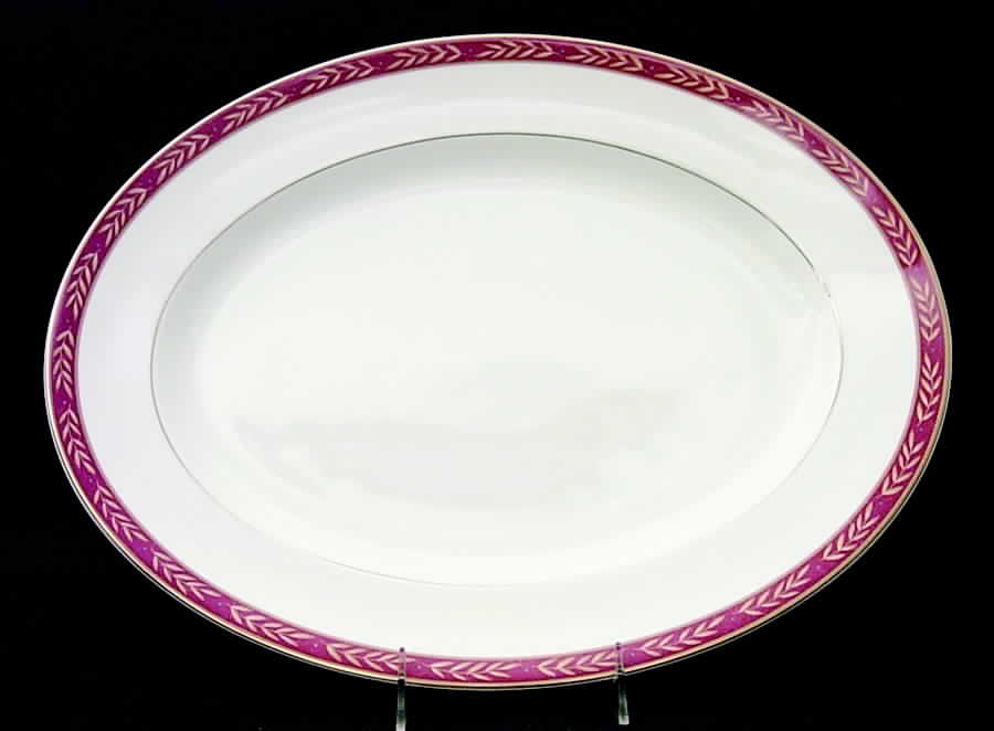 Augustus 17" Oval Serving Platter by Wedgwood-1