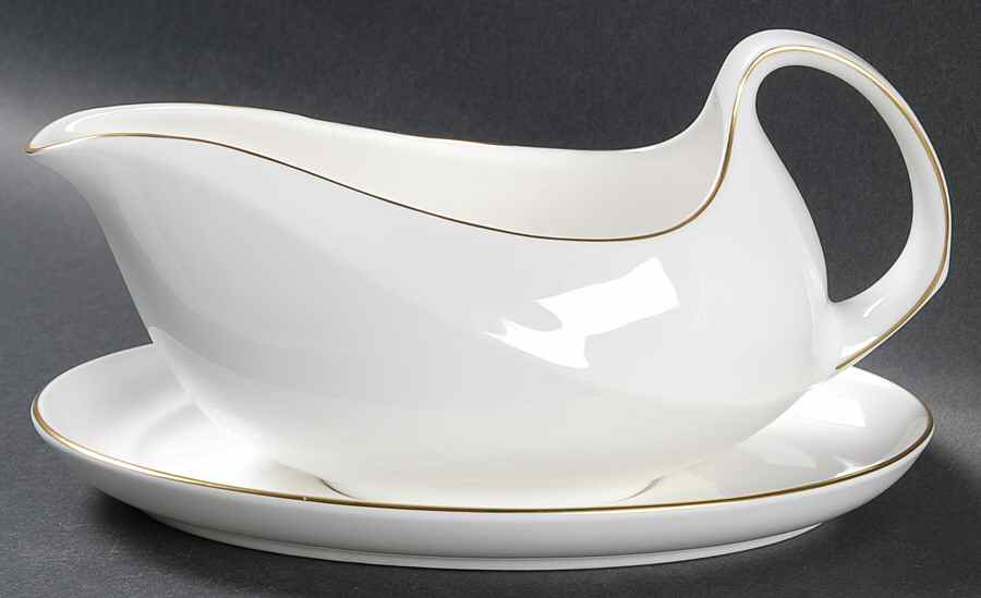 Aurora Gravy Boat & Underplate by Wedgwood-1