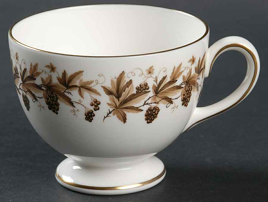 Autumn Vine (Gold Trim) Flat Cup by Wedgwood-1
