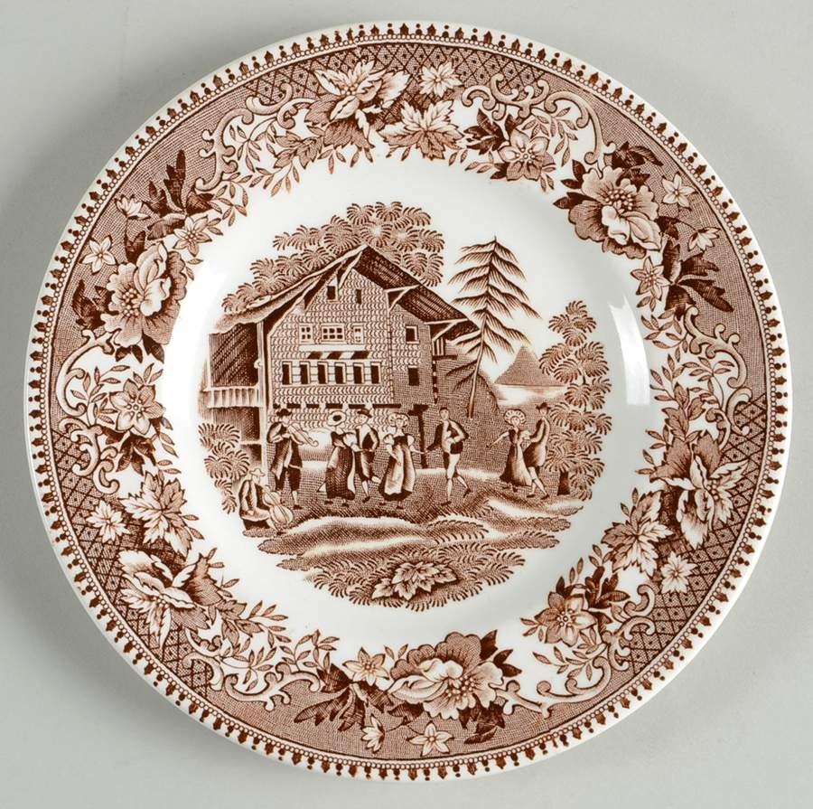 Avon Cottage Brown Bread & Butter Plate by Wedgwood-1