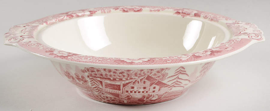 Avon Cottage Pink (Smooth) Round Vegetable No Lid by Wedgwood-1