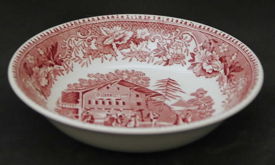 Avon Cottage Pink (Smooth) Fruit/Dessert (Sauce) Bowl by Wedgwood-1