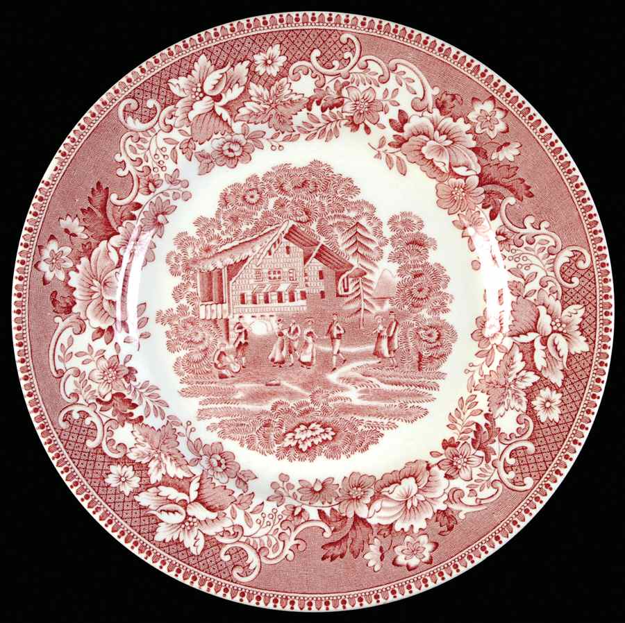 Avon Cottage Pink (Smooth) Salad Plate by Wedgwood-1