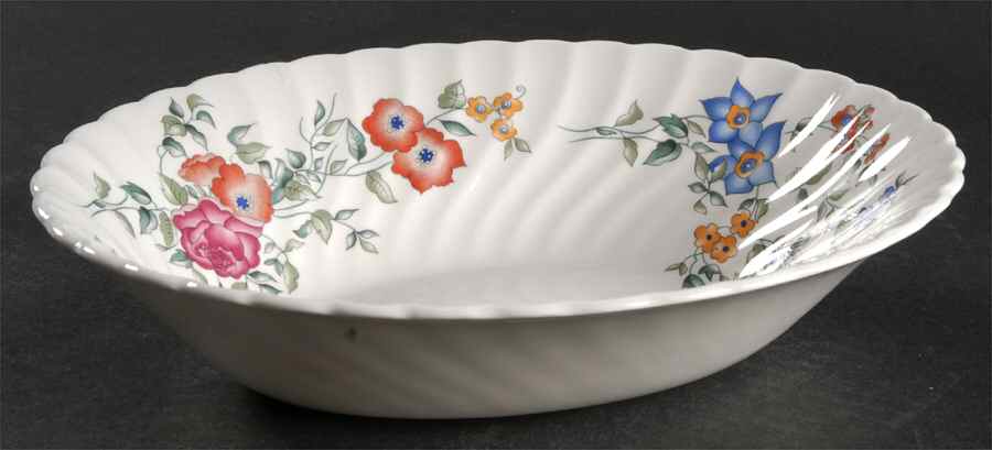 Avebury 10" Oval Vegetable Bowl by Wedgwood-1