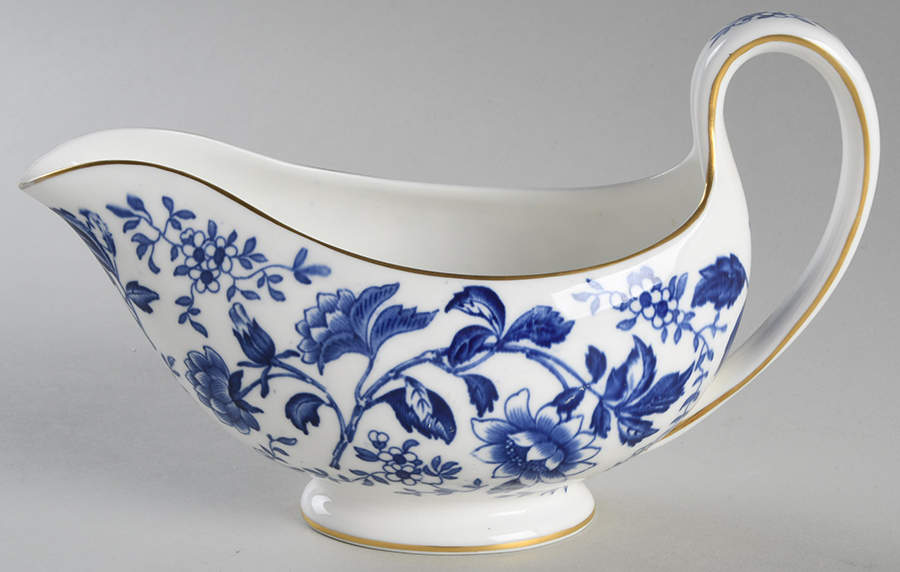 Avon Blue Gravy Boat by Wedgwood-1