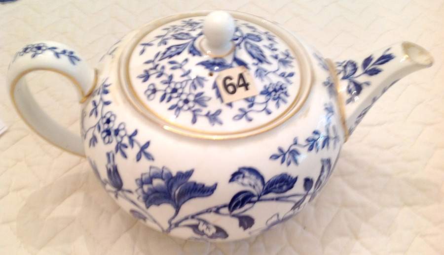 Avon Blue Teapot & Lid by Wedgwood-1