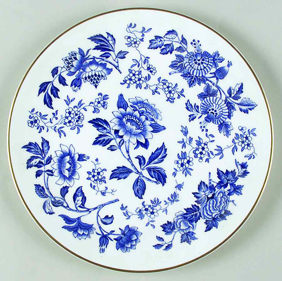 Avon Blue Cake Plate by Wedgwood-1