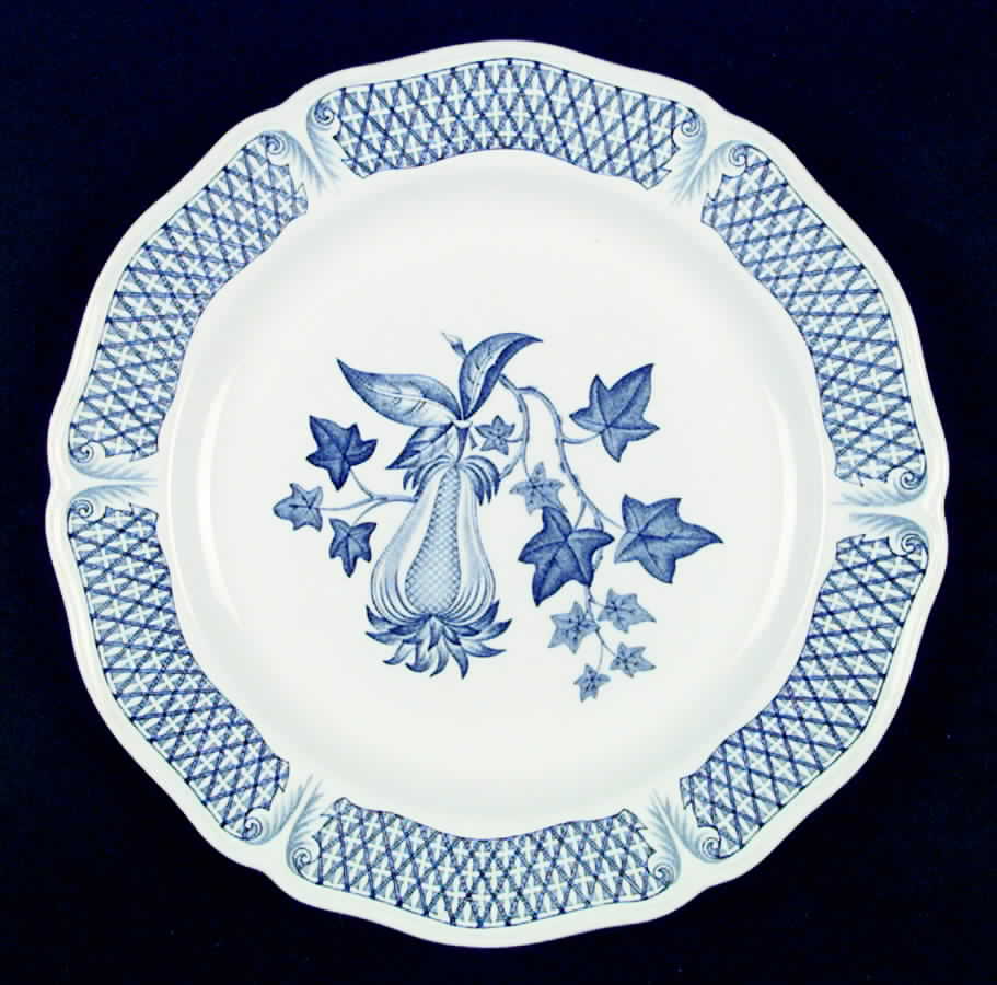 Avocado Blue Dinner Plate by Wedgwood-1