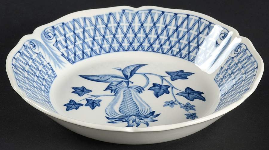 Avocado Blue Fruit/Dessert (Sauce) Bowl by Wedgwood-1