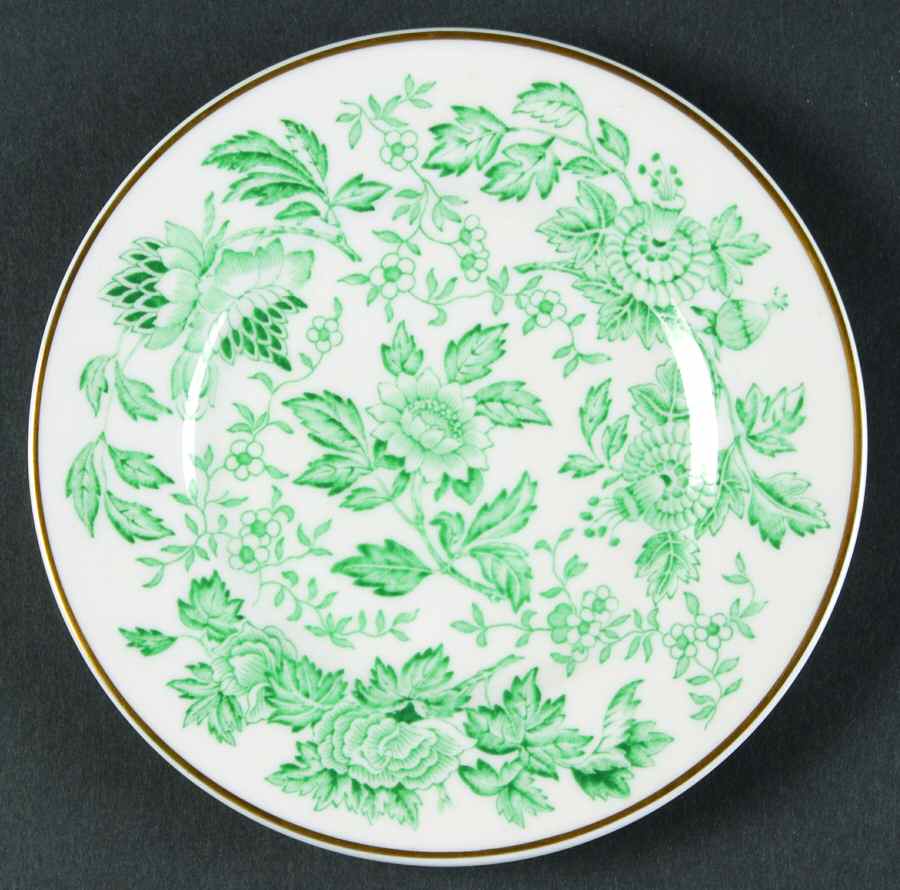 Avon Green Bread & Butter Plate by Wedgwood-1