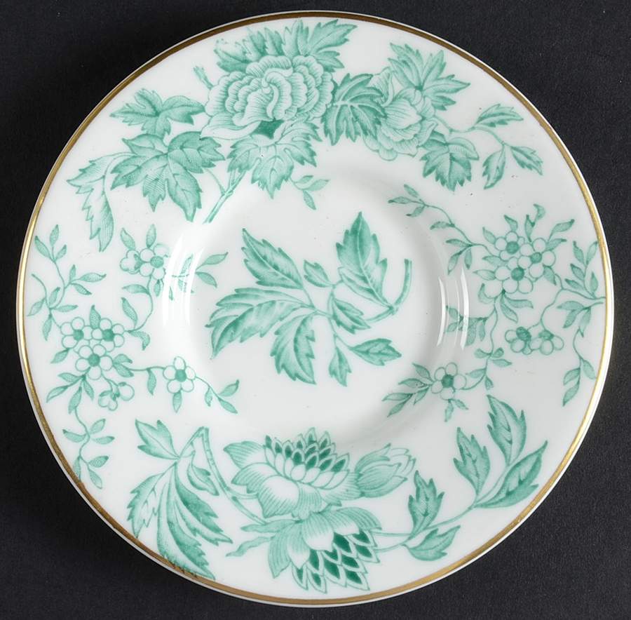 Avon Green Saucer for Demitasse Cup by Wedgwood-1