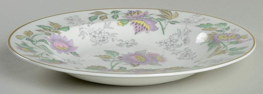Avon Lavender Rim Soup Bowl by Wedgwood-1
