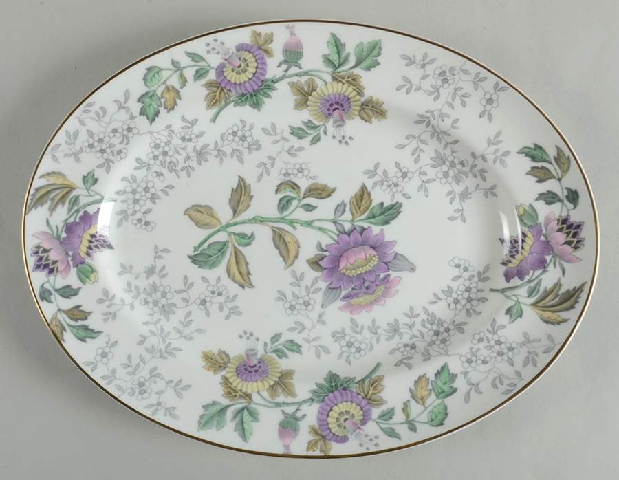 Avon Lavender 13" Oval Serving Platter by Wedgwood-1