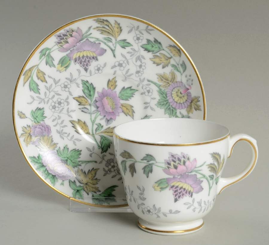 Avon Lavender Footed Cup & Saucer Set by Wedgwood-1
