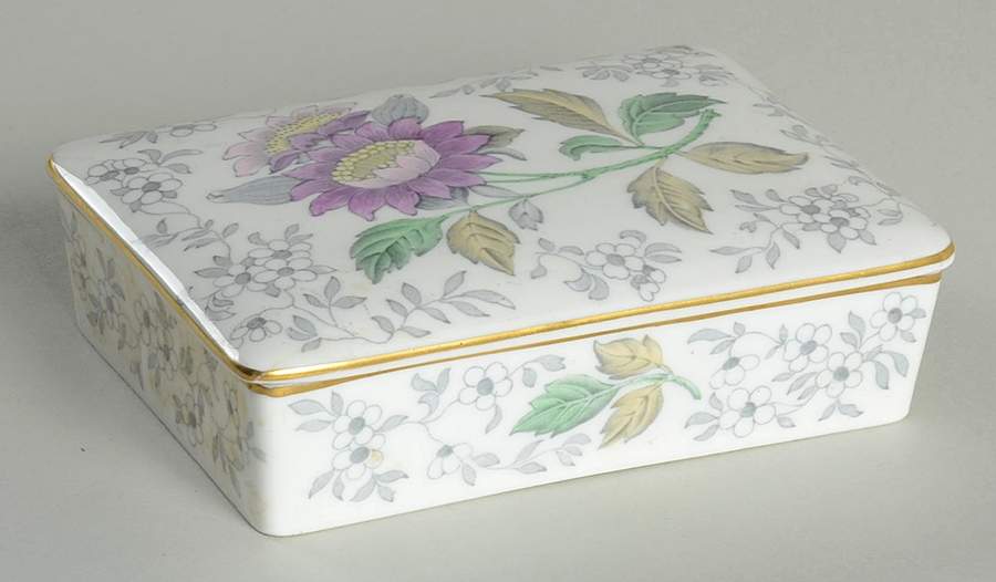 Avon Multicolor Cigarette Box & Lid by Wedgwood-1