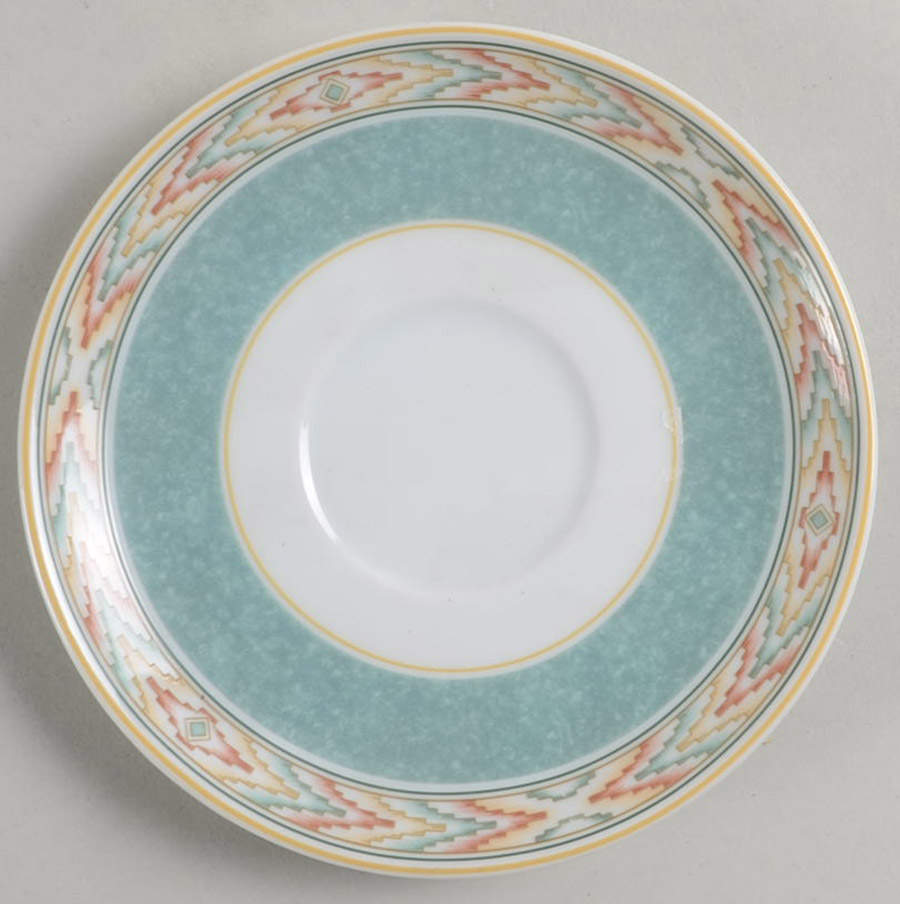 Aztec Saucer for Flat Demitasse Cup by Wedgwood-1