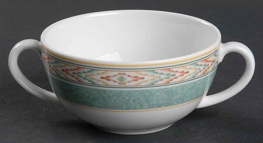 Aztec Flat Cream Soup Bowl by Wedgwood-1