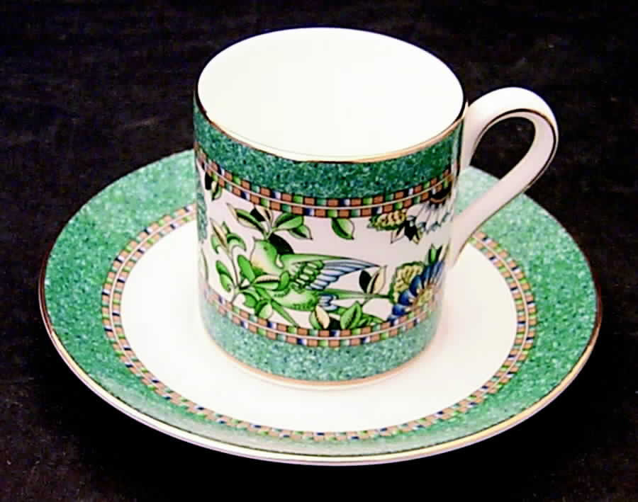 Babylon Bond Shape Demitasse Cup and Saucer Set by Wedgwood-1