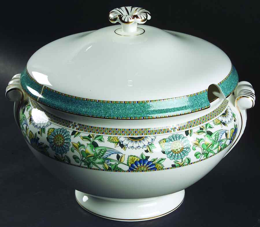 Babylon Tureen &  Lid by Wedgwood-1