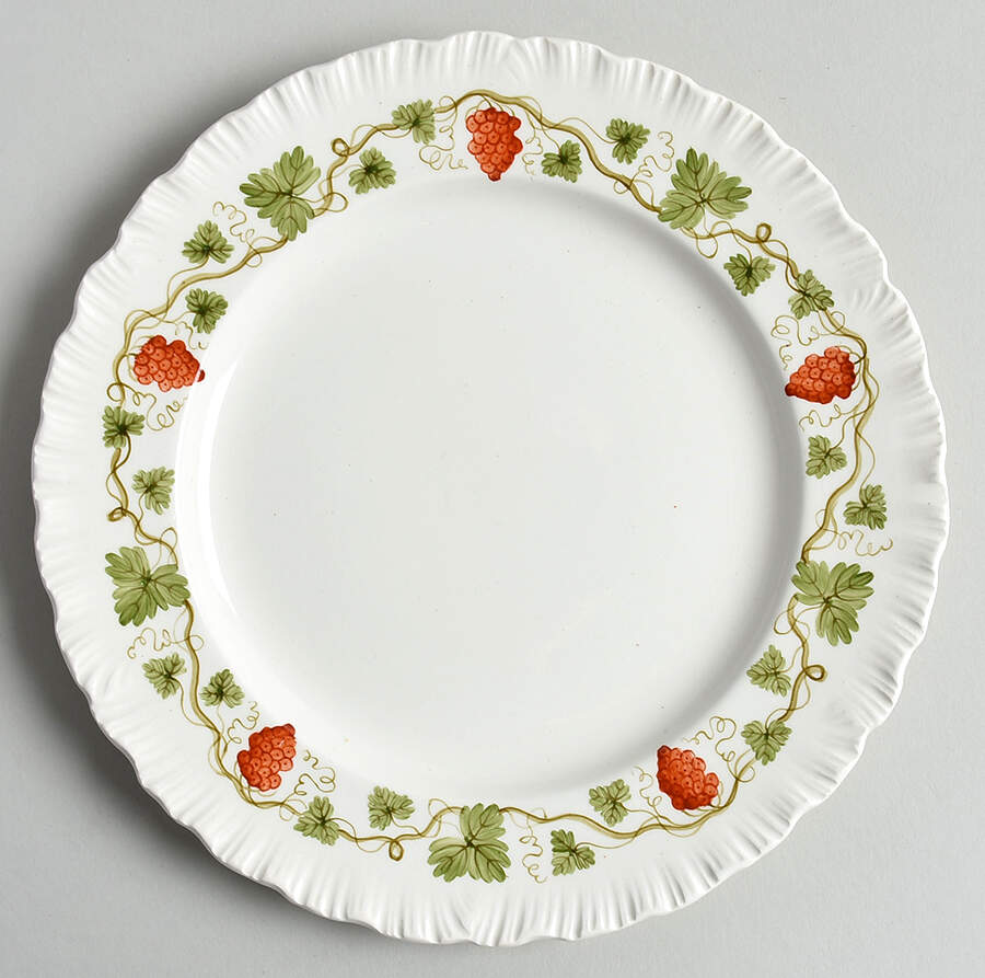 Bacchus Red Salad Plate by Wedgwood-1
