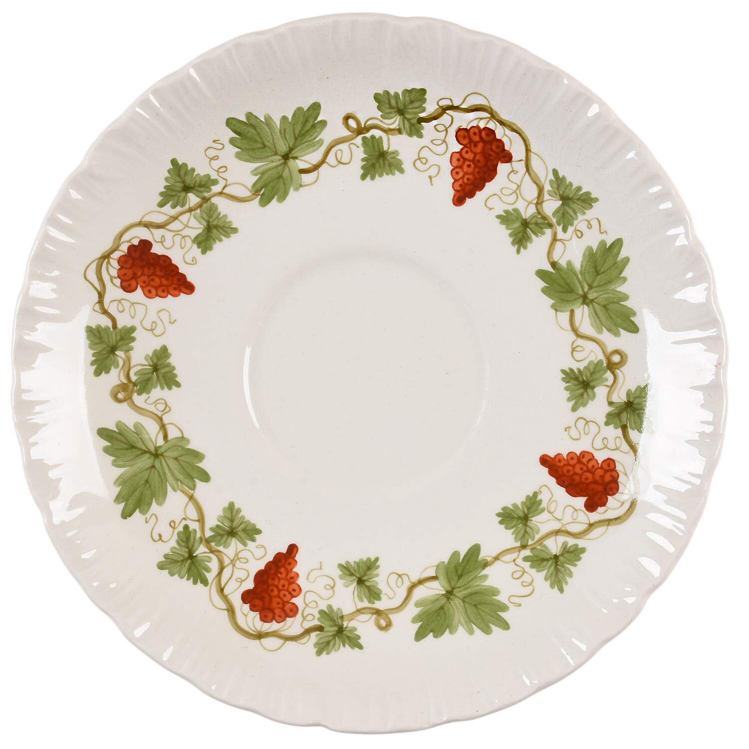 Bacchus Red Saucer by Wedgwood-1