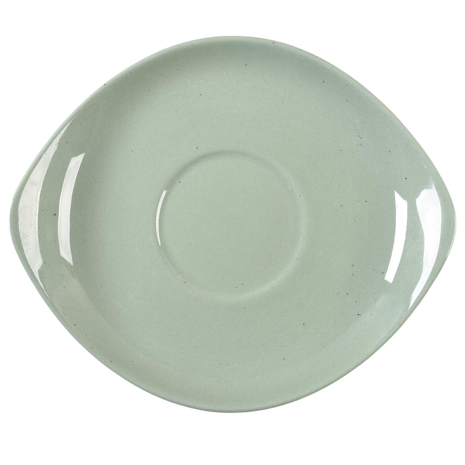 Barlaston Green Saucer for Oversized Cup by Wedgwood-1