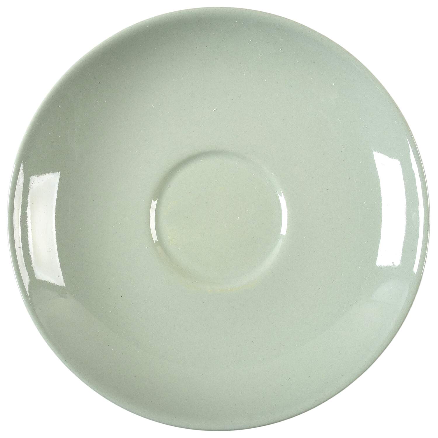 Barlaston Green Saucer for Cream Soup Bowl by Wedgwood-1
