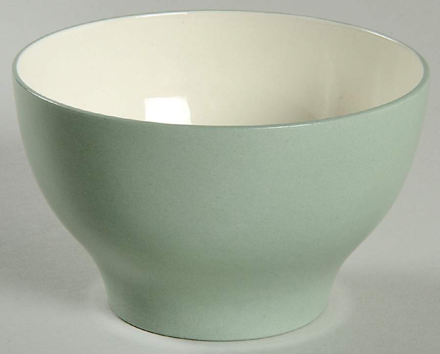Barlaston Green Cranberry Bowl by Wedgwood-1