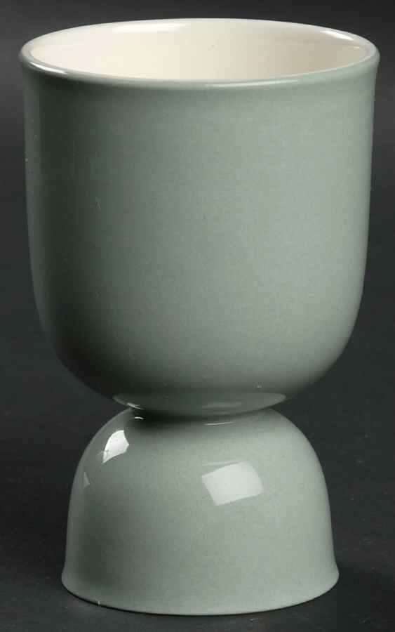 Barlaston Green Double Egg Cup by Wedgwood-1
