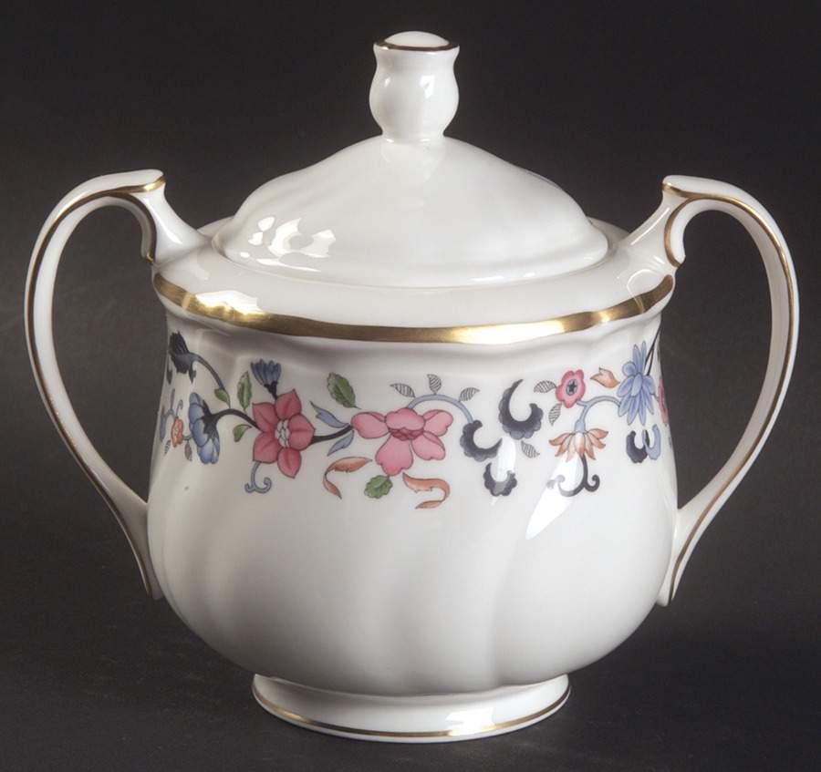 Bainbridge Sugar Bowl & Lid by Wedgwood-1