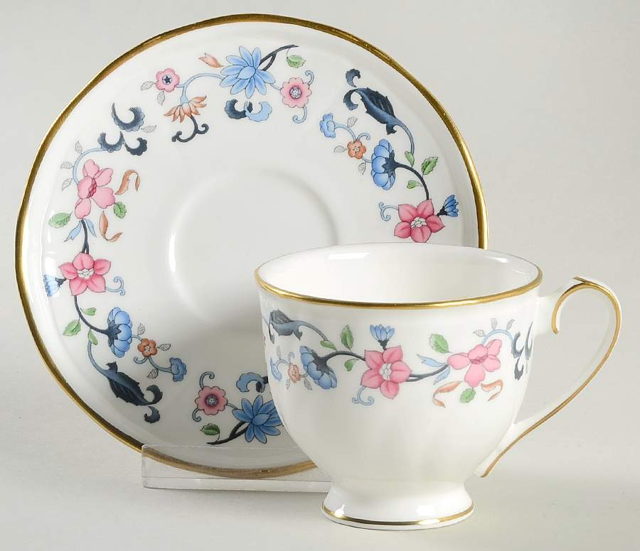 Bainbridge Footed Demitasse Cup & Saucer Set by Wedgwood-1