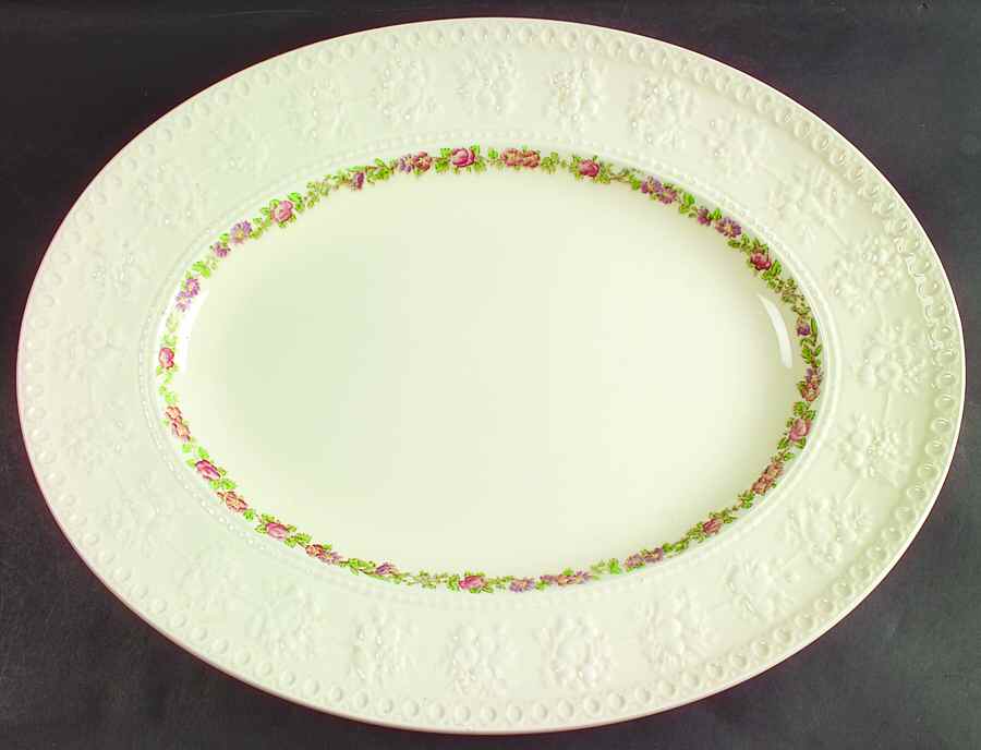Balmoral 18" Oval Serving Platter by Wedgwood-1