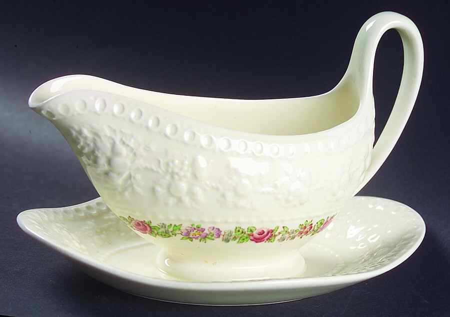 Balmoral Gravy Boat with Attached Underplate by Wedgwood-1