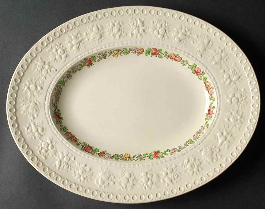 Balmoral 14" Oval Serving Platter by Wedgwood-1