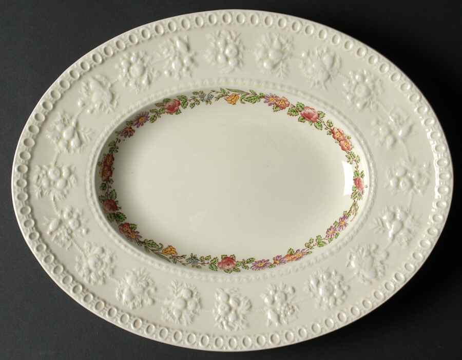 Balmoral 12" Oval Serving Platter by Wedgwood-1