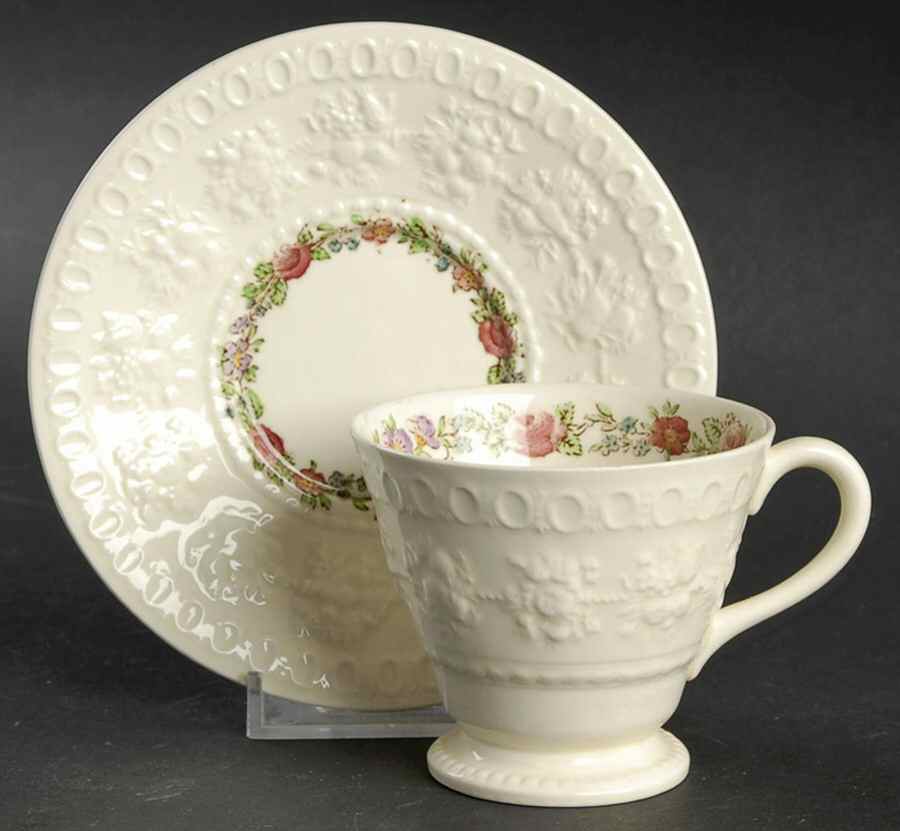 Balmoral Footed Demitasse Cup & Saucer Set by Wedgwood-1