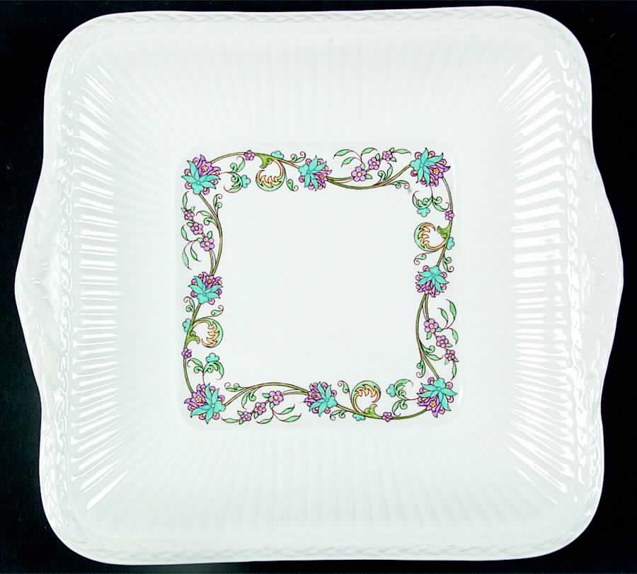 Banbury Square Handled Cake Plate by Wedgwood-1