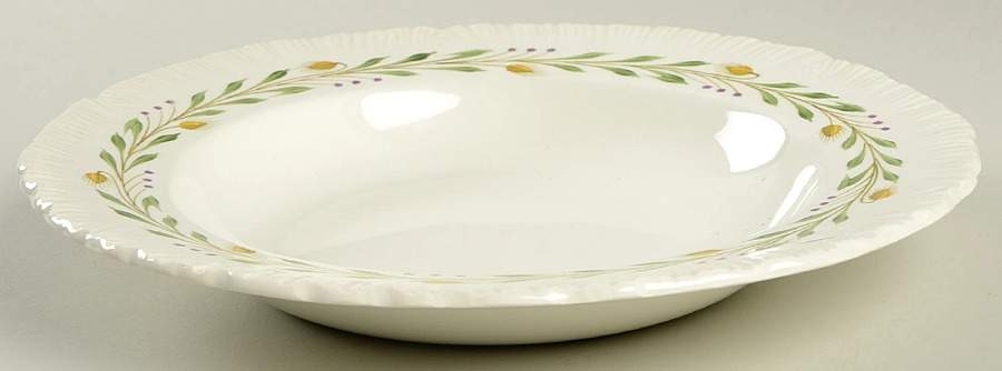 Barley Large Rim Soup Bowl by Wedgwood-1